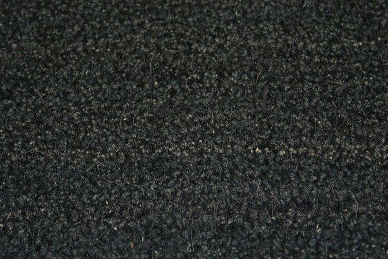 Kokosmat zwart, detail