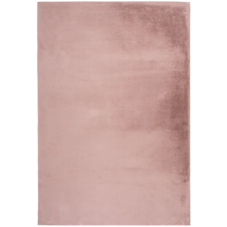Vloerkleed Berlin pastel roze bovenaanzicht