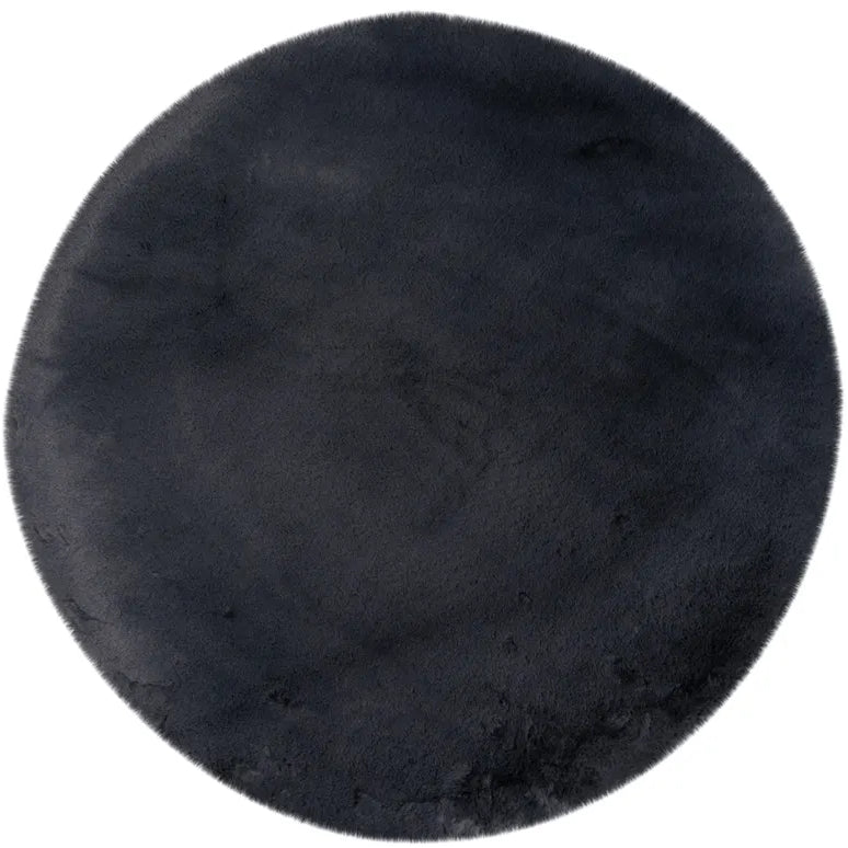 Vloerkleed Fuse grafiet rond