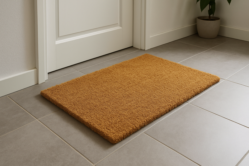 Deurmat kokosmat detailfoto