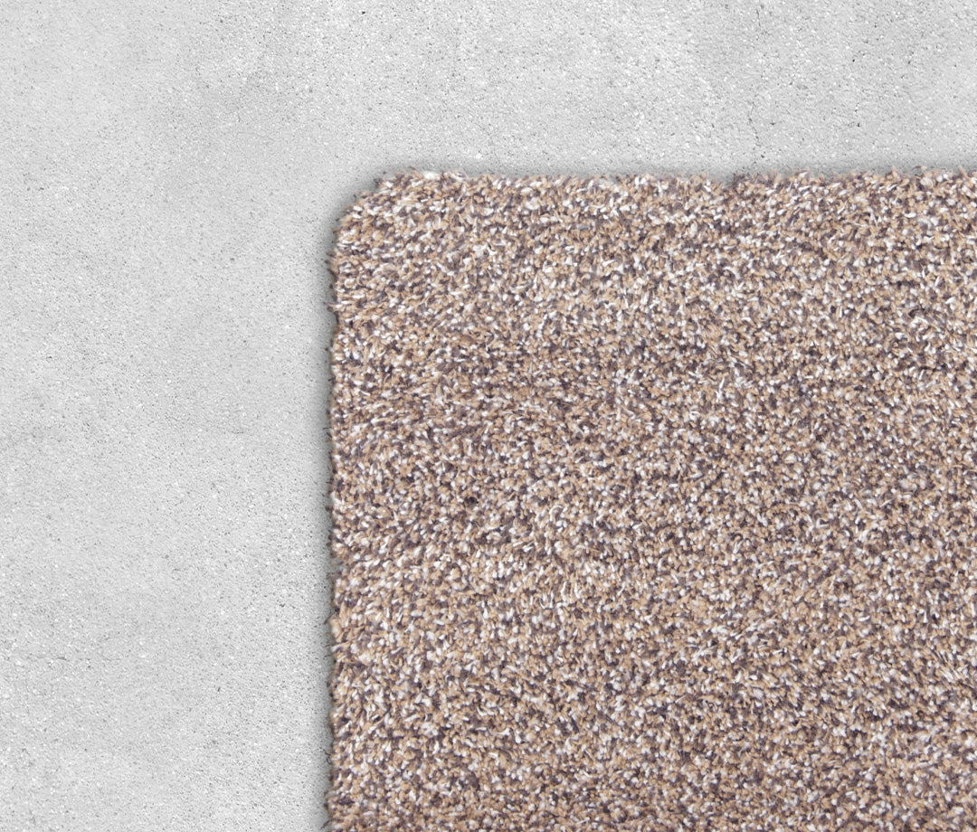 Droogloopmat beige steen