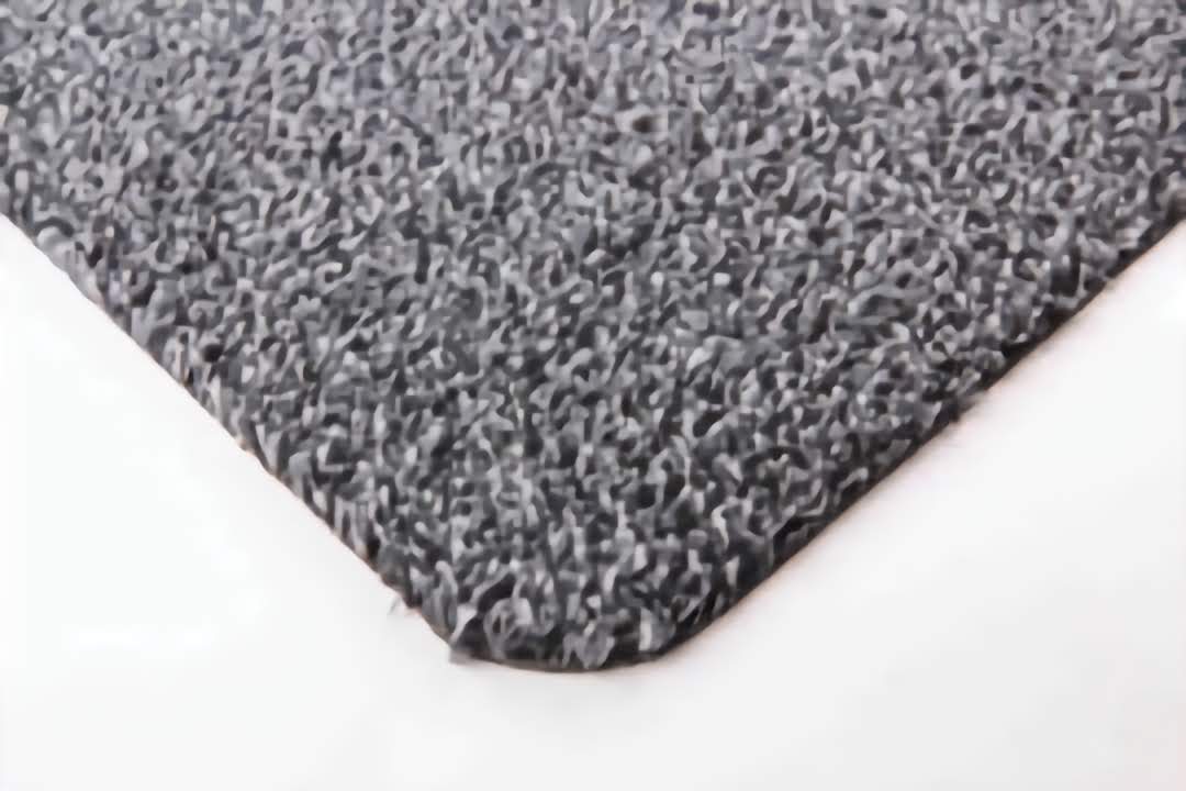 Droogloopmat grijs, detail 1