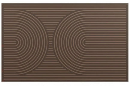 Japandi deurmat taupe