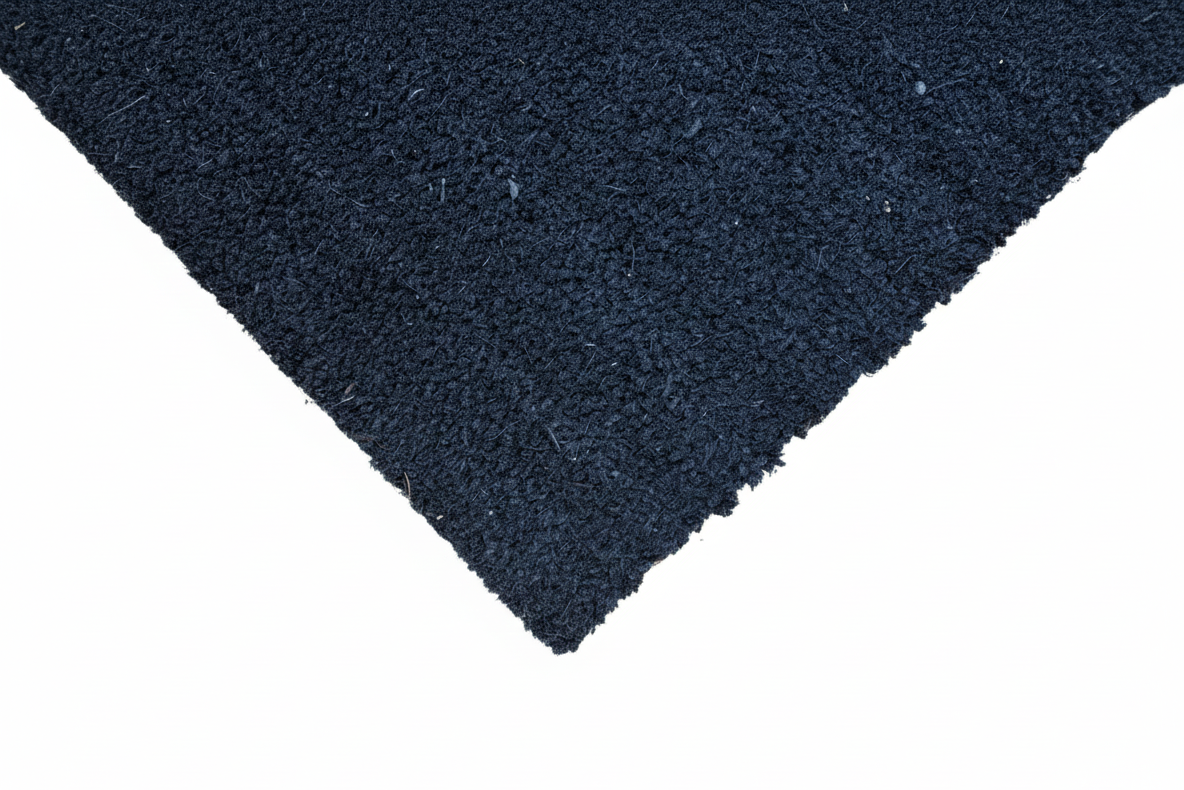 Kokosmat blauw detail