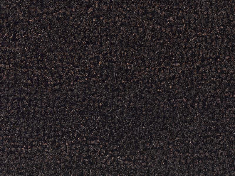 Kokosmat bruin, detail