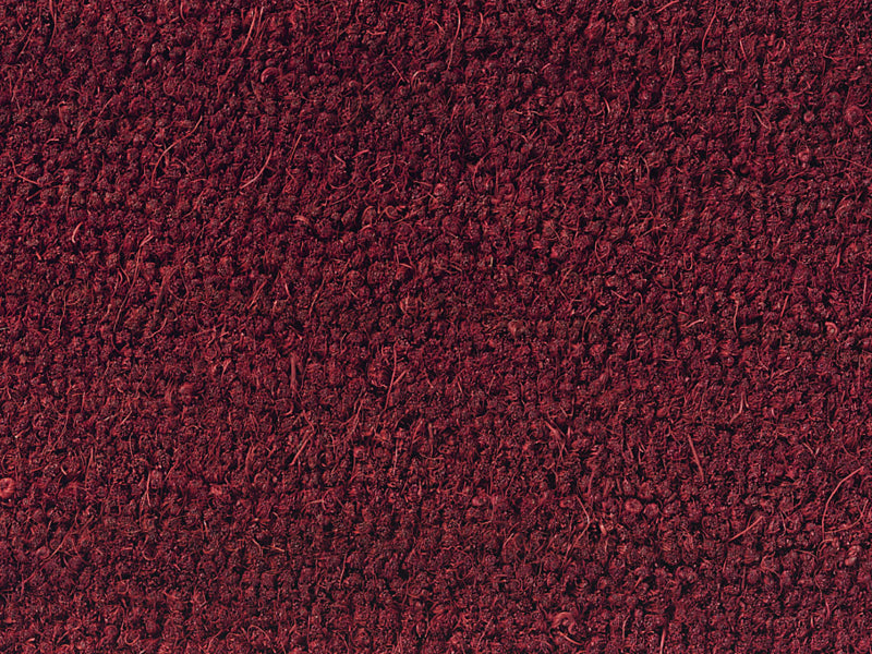 Kokosmat rood, close up, detail
