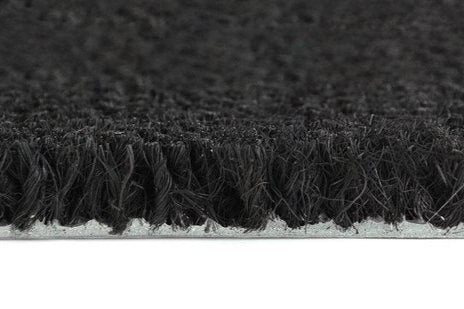 Kokosmat zwart detail