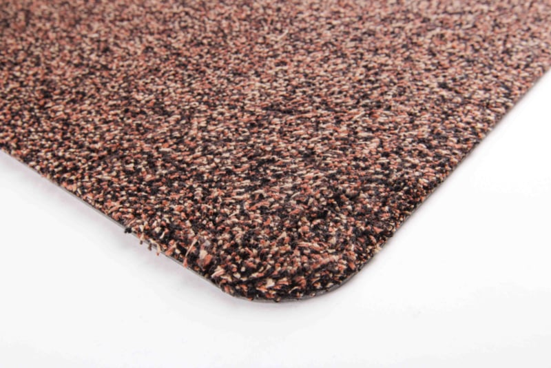 Profit droogloopmat bruin oranje, detail 1
