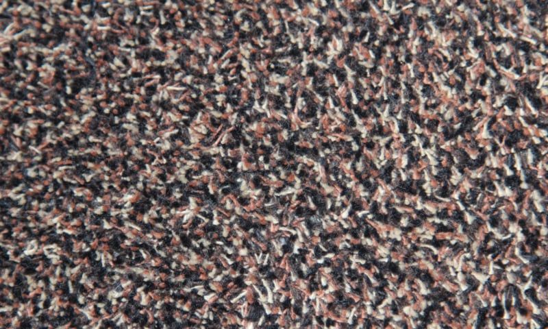 Profit droogloopmat bruin oranje, detail 2