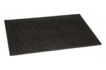 Rubberringmat zwart groot, productafbeelding