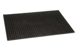 Rubberringmat zwart groot, productafbeelding
