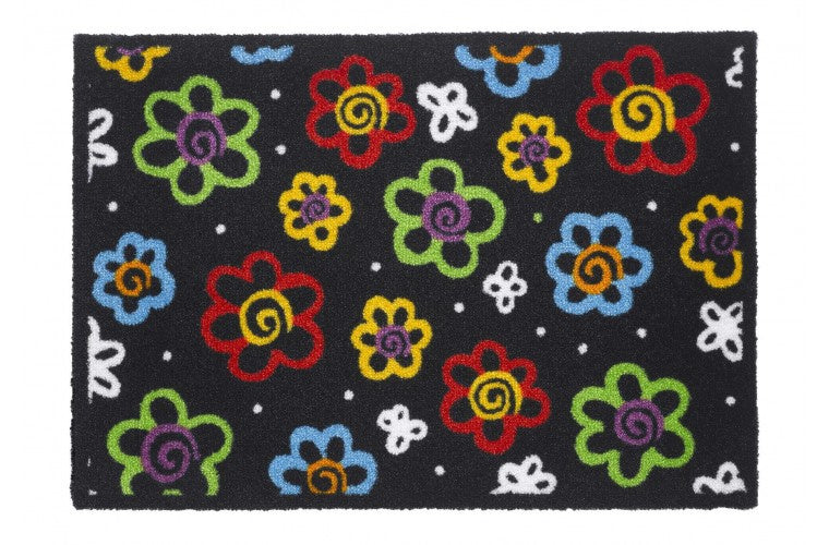 Schoonloopmat Flowers, productafbeelding