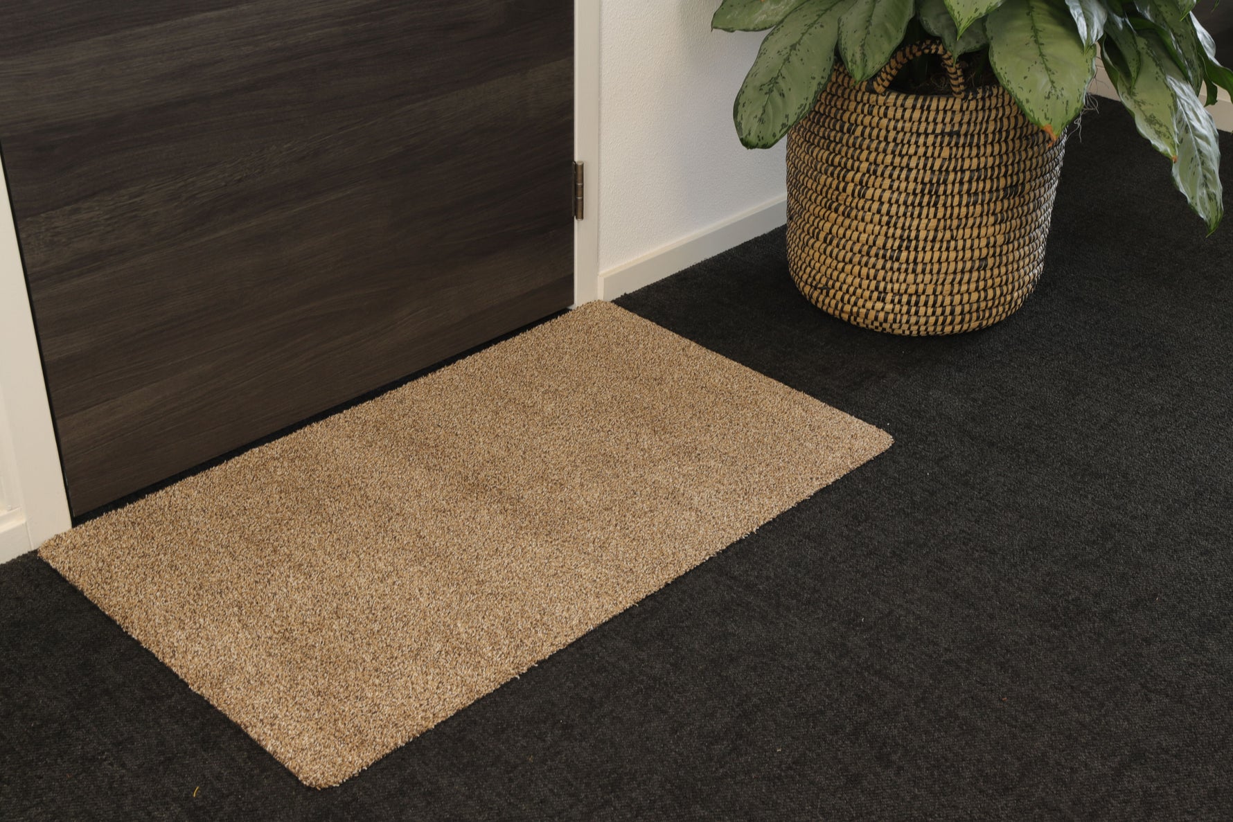 Sfeerafbeelding droogloopmat beige