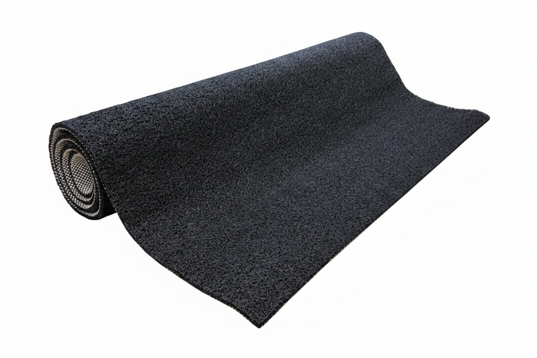 Spaghettimat zwart op rol