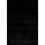 Vloerkleed Berlin black bovenaanzicht