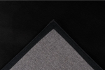 Vloerkleed Berlin black onderkant