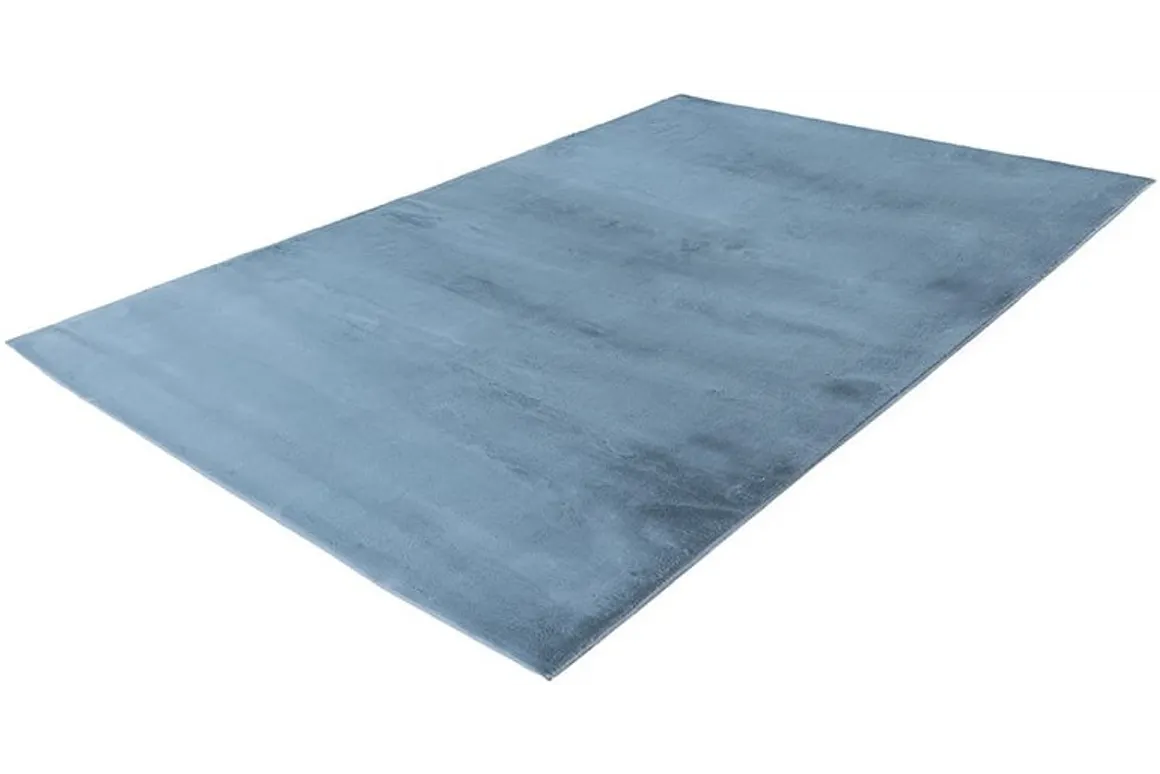 Vloerkleed Berlin pastel blauw liggend