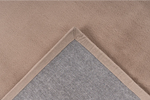 Vloerkleed Berlin taupe onderkant