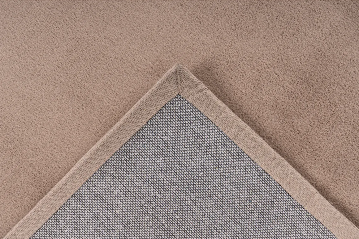 Vloerkleed Berlin taupe onderkant