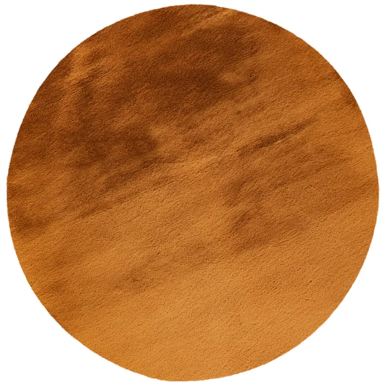Vloerkleed Fuse amber rond