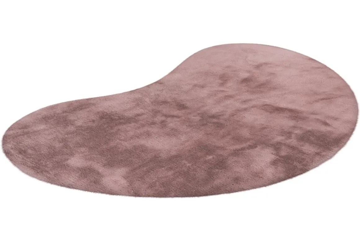 Vloerkleed Fuse roze organisch liggend