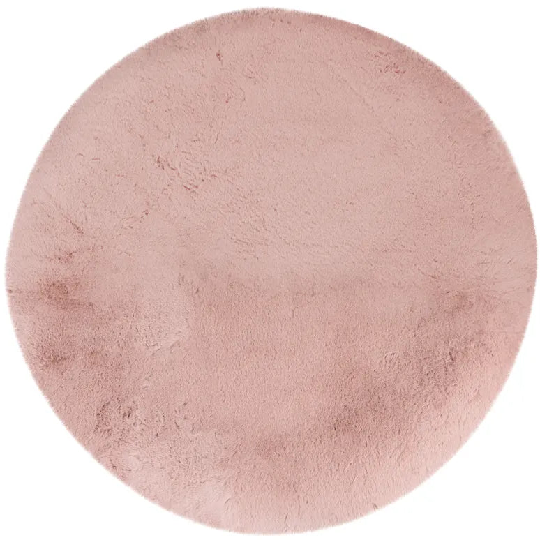 Vloerkleed Fuse roze rond