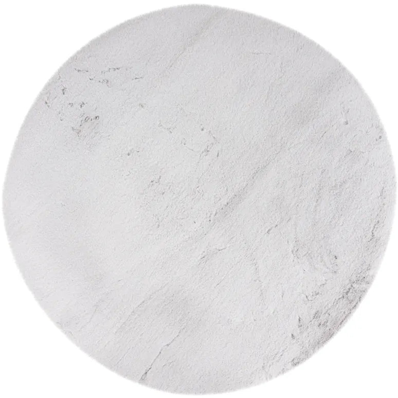 Vloerkleed Fuse zilver rond