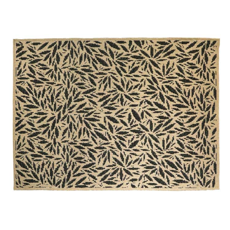 Vloerkleed Ingmar Outdoor zwart dessin 1