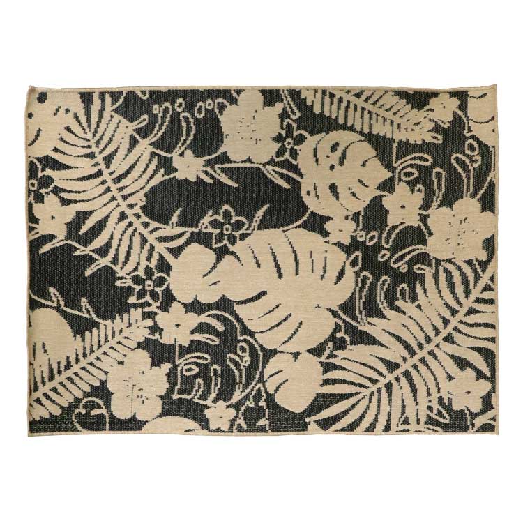 Vloerkleed Ingmar Outdoor zwart dessin 2