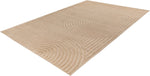 Vloerkleed Japandi beige, zijaanzicht
