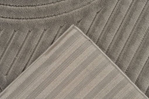 Vloerkleed Japandi taupe, onderkant