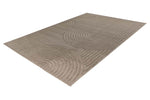 Vloerkleed Japandi taupe, zijaanzicht
