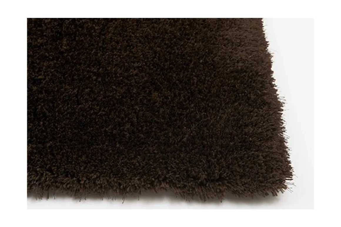 Vloerkleed Verona donker bruin detail
