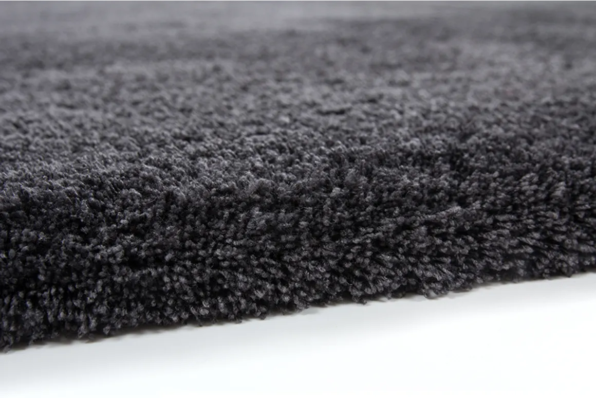 Vloerkleed Zuela grafiet detail