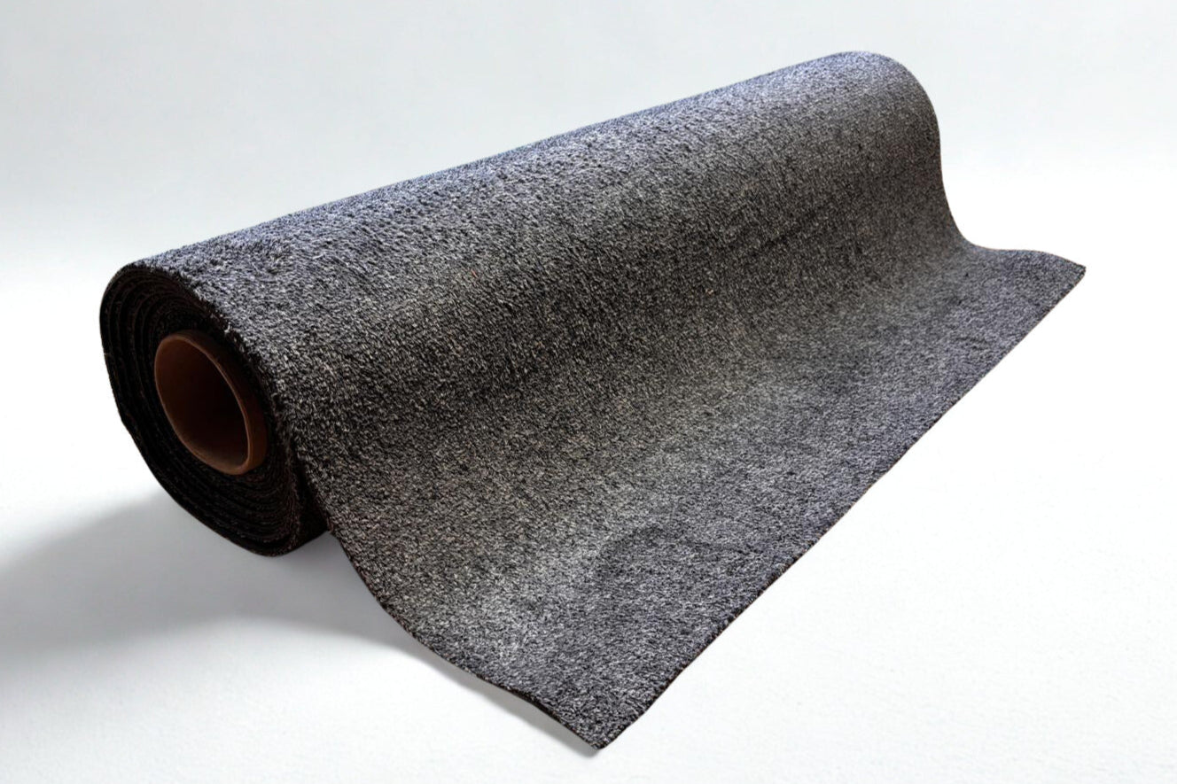 Weekmakervrije droogloopmat op maat grijs op rol
