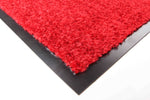 Schoonloopmat De Luxe rood deurmat, detail